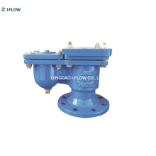 Cast Iron Double Ball Orifice Air Release Valve ABS Float Ball